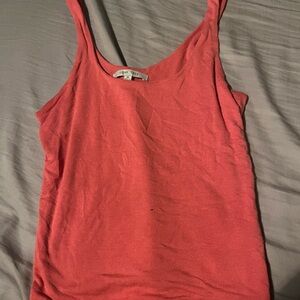 basic pink tank top